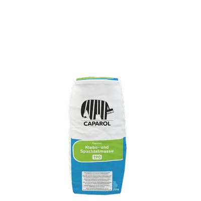 Caparol Capatect 190 Gris – Mortier minéral de collage et de renforcement pour l'isolation des murs extérieurs - gris - 25 kg [48]